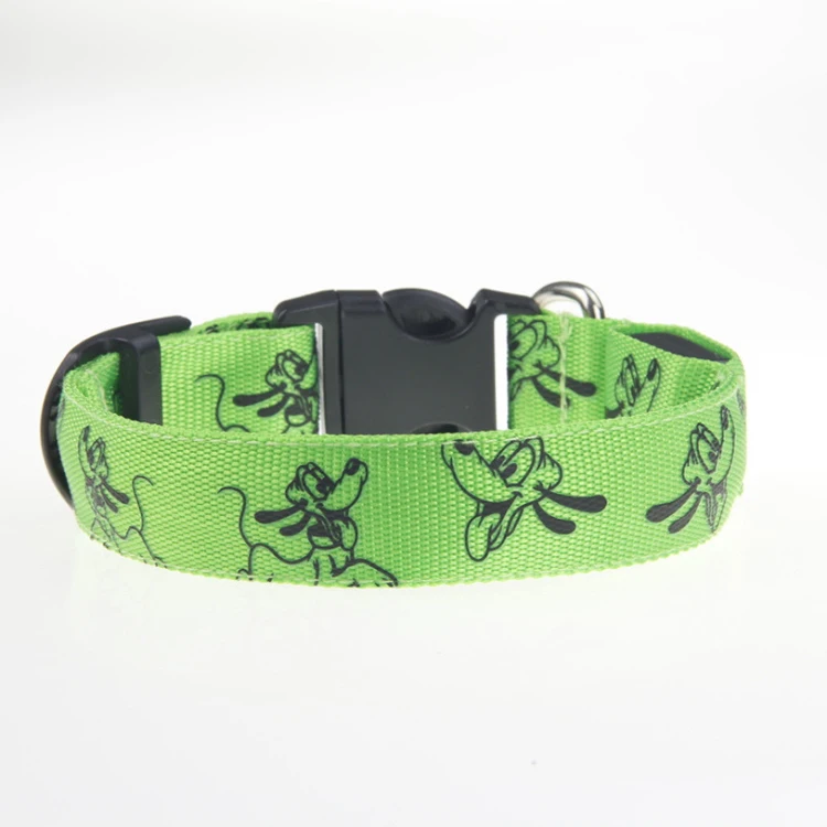LED Dog Collar Light Night Safety Nylon - PeticaDeals