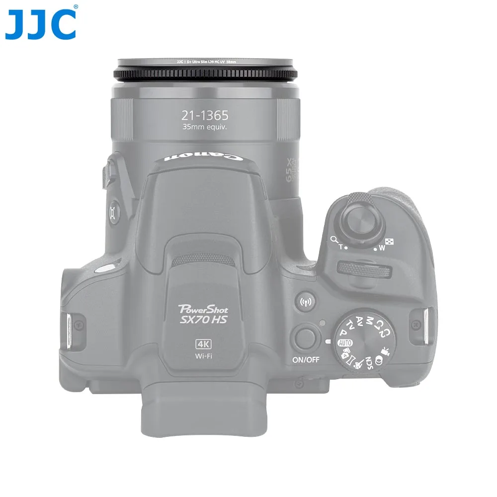 JJC 58mm 렌즈 어댑터 링 튜브, 캐논 파워샷 SX70 HS SX60 HS SX50 HS SX520 HS 디지털 카메라용