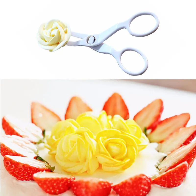 Ножницы гаджет ножницы цветок помадка в форме розы торт Кухня украшения выпечки
