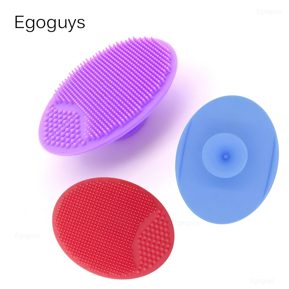 1pc Silicone Cleaning Brush Gel Washing Pad Exfoliating Blackhead