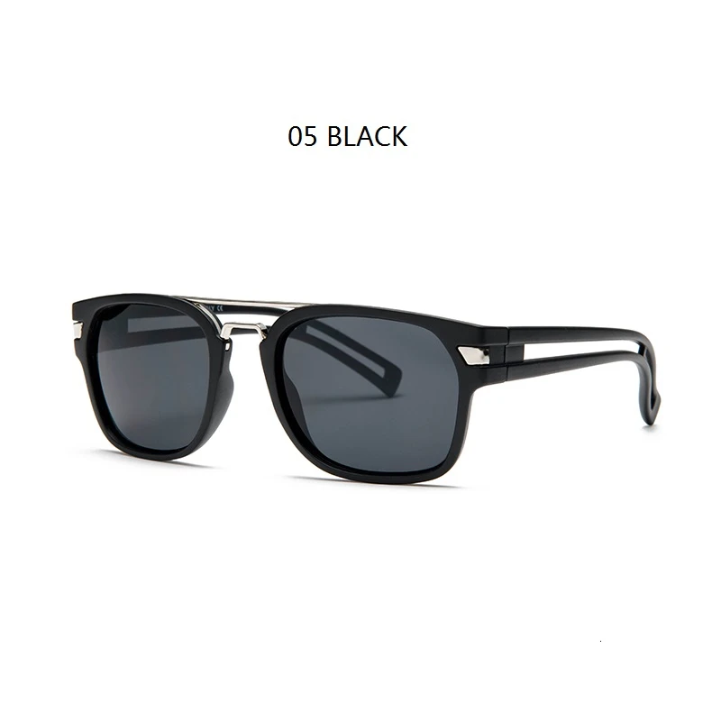 05 BLACK Новые мужские солнцезащитные очки, мужские и женские очки, модные спортивные очки для вождения, солнцезащитные очки для мужчин, фирменный дизайн, мужские солнцезащитные очки с УФ-защитой - Цвет линз: 05 BLACK