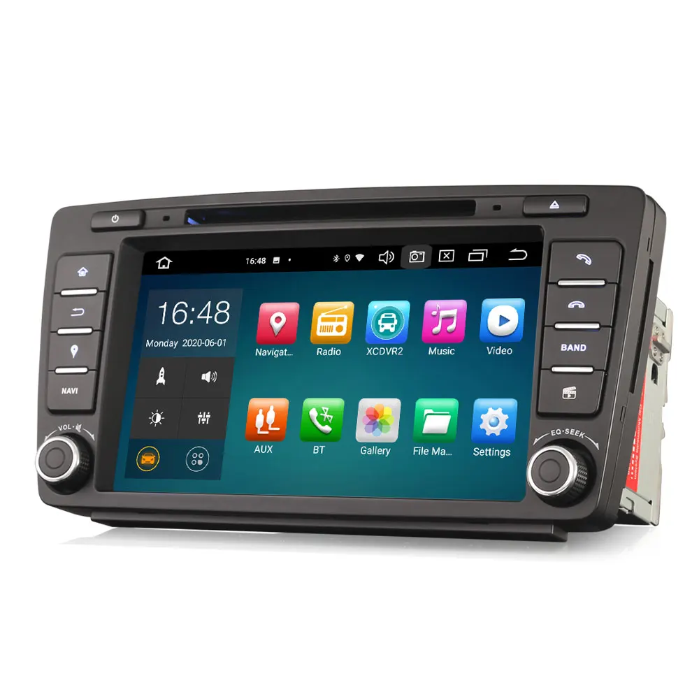 8 &quotAndroid 10 0 OS автомобильный DVD Мультимедиа GPS Радио система плеер для Skoda Octavia MK2 2009
