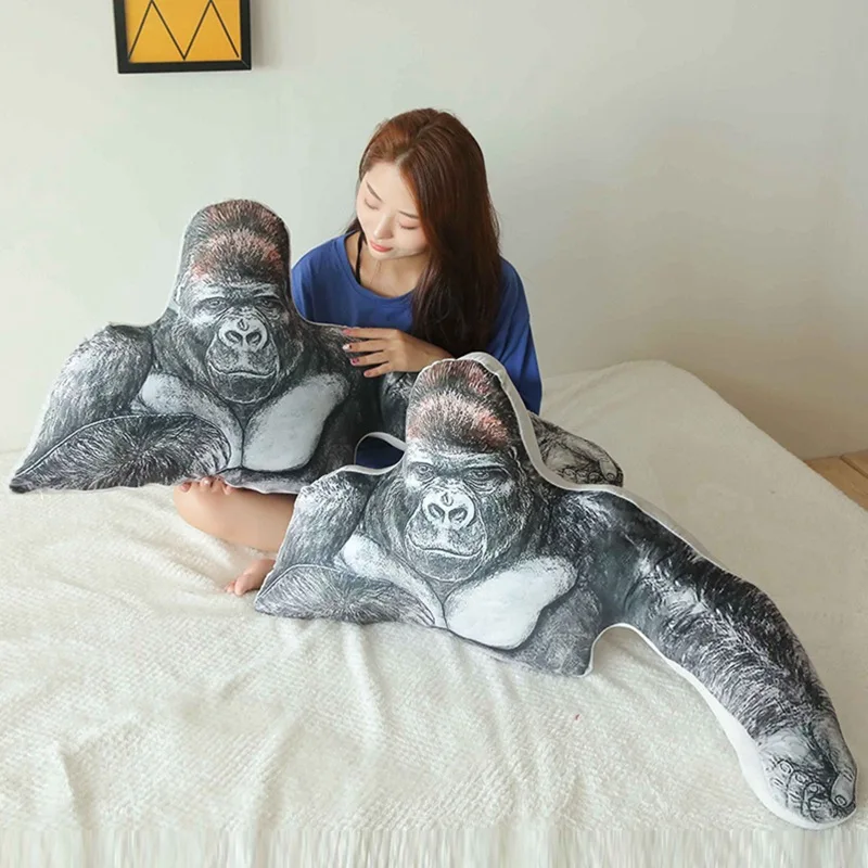

Hot Selling Gorilla Pillow Plush Toys-Processing Customizable Logo Recruit Agents