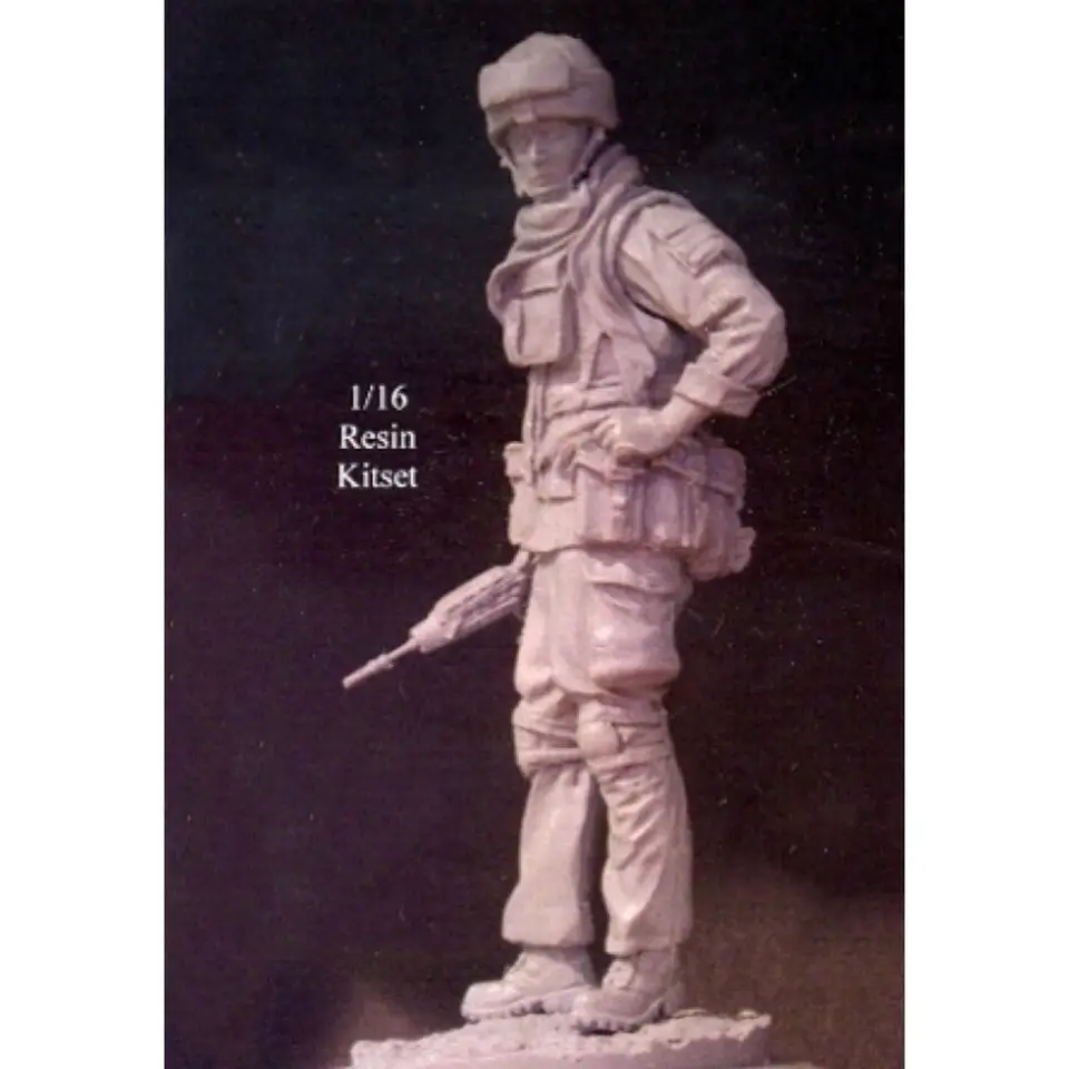 1/16 Scale US Special Battalion Operator Resin Figure Model Kit - 120mm Unpainted