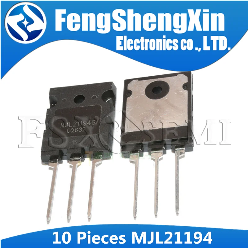 10pcs/lot MJL21194 MJL21194G TO 3P Silicon NPN Power Transistor