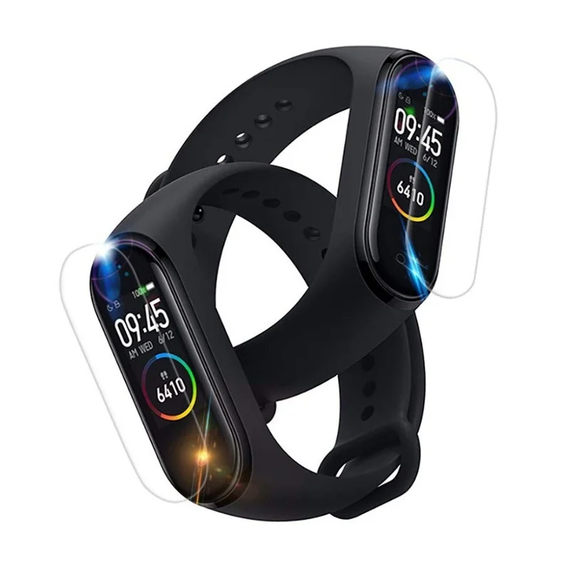 Мягкая защитная пленка для Xiaomi Mi Band 4 MiBand 3 2 Гидрогелевая Защитная браслета на