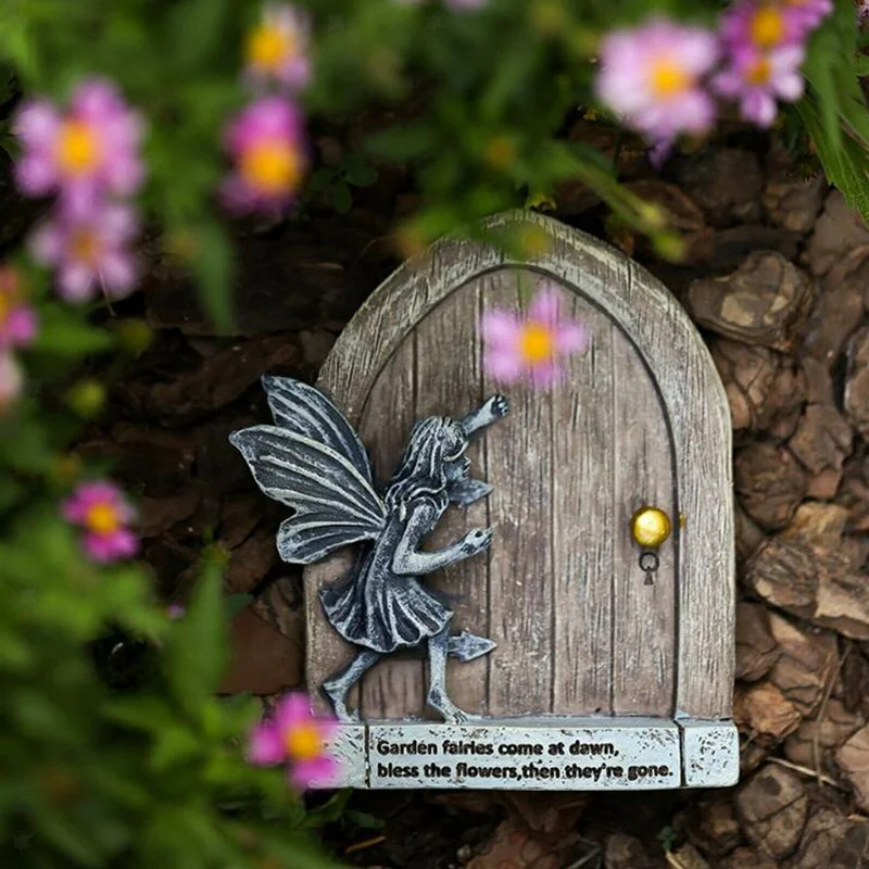 PROD 1005003190689798 Mini Fairy Door Fairies Sculpture Figure Statues
Fairy Garden Outdoor Wall Hanging Small Ornaments Fairy Elf Door