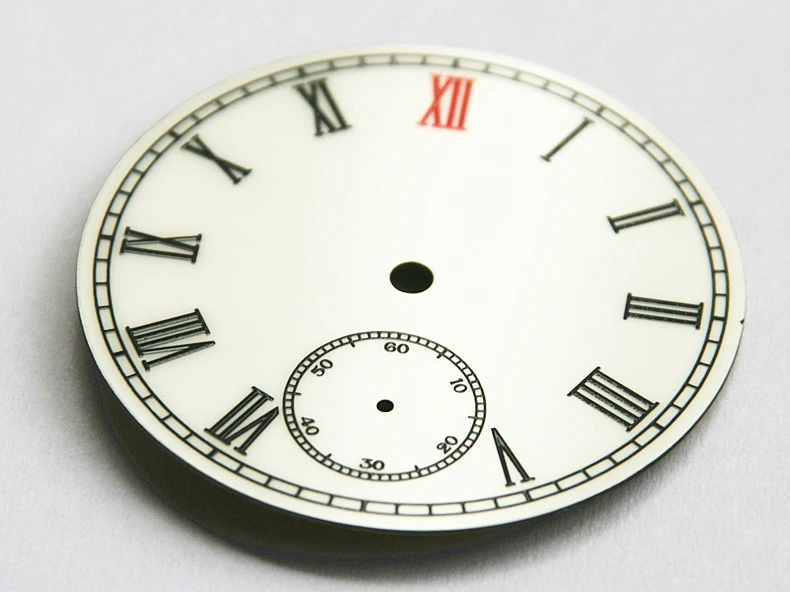 High Quality 38.9mm Enamel Pocket Watch Dial Wristwatch Plate Fit Hand Winding 6497 6498 Movement | Инструменты