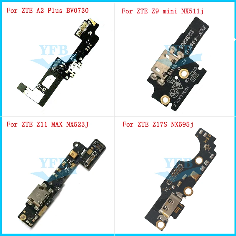 10 шт. usb зарядное устройство Порт док-станция гибкий кабель с вибратором для zte Blade A2 Plus BV0730 Nubia Z9 mini Z11 MAX Z17S
