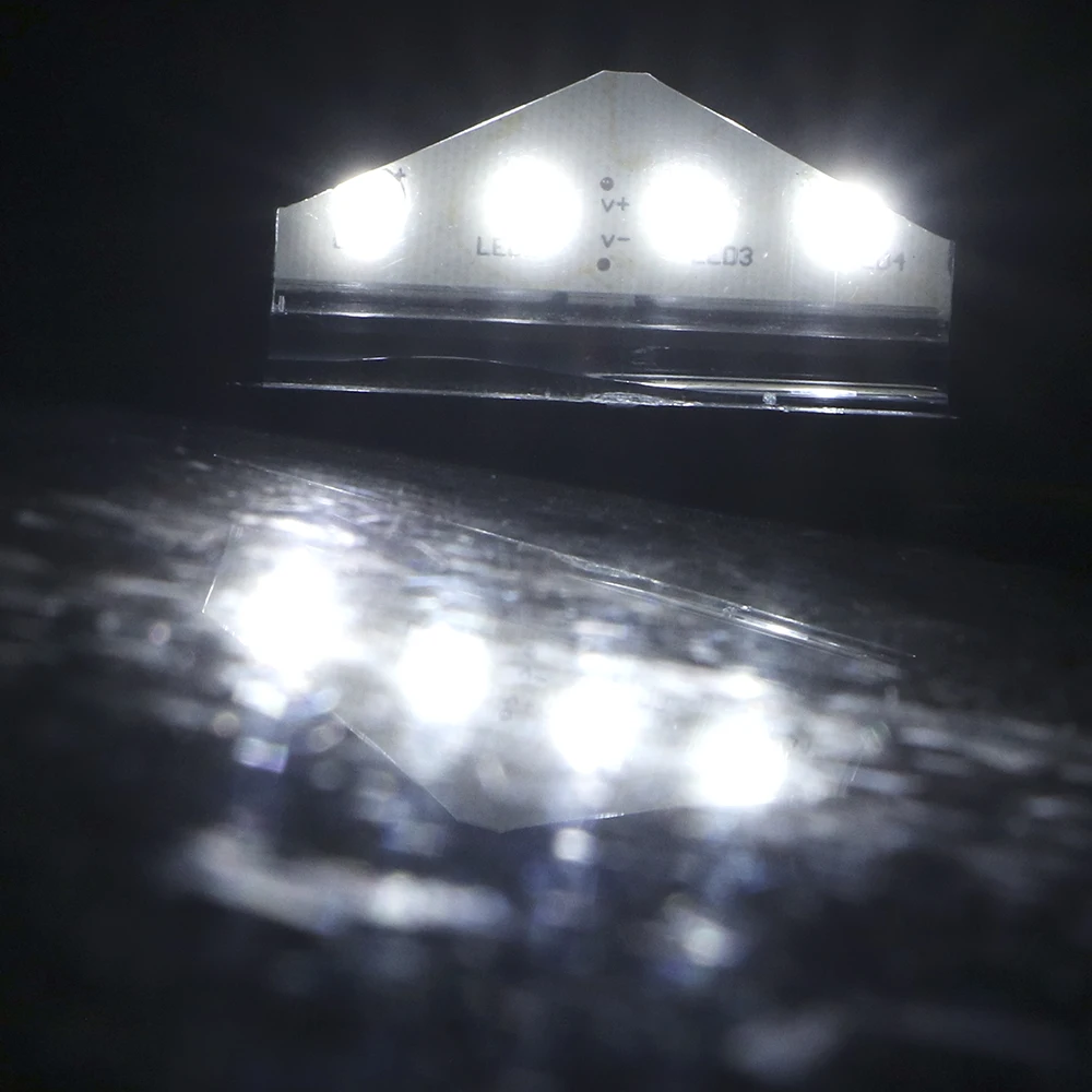 FORAUTO 10-30V 4LED супер яркий задний фонарь для грузовика для лодки прицепа грузовика номерной знак светильник белый