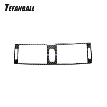 

Tefanball Carbon Fiber Auto Car Central Console Air Outlet Panel Cover Trim Frame 3D Stickers for BMW X5 E70 X6 E71 2008-2014