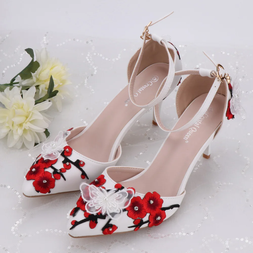 Туфли лодочки женские на каблуке 6 см с острым носком|wedding shoes|shoes with butterfliesshoes wedding |