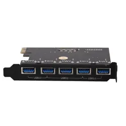 7 портов Pci-E Usb 3,0 экспресс-карта, 5 портов снаружи и 2 порта для передней панели через 19Pin внутри с 5 В 15Pin Sata разъем питания f