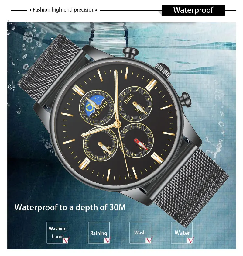Relojes часы мужские модные спортивные кварцевые часы мужские s часы лучший бренд класса люкс Бизнес водонепроницаемые часы Relogio Masculino