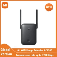 New Global Version Xiaomi Mi WiFi Range Extender AC1200 2.4GHz And 5GHz Band 1200Mbps Ethernet Port Amplifier WiFi Signal Router