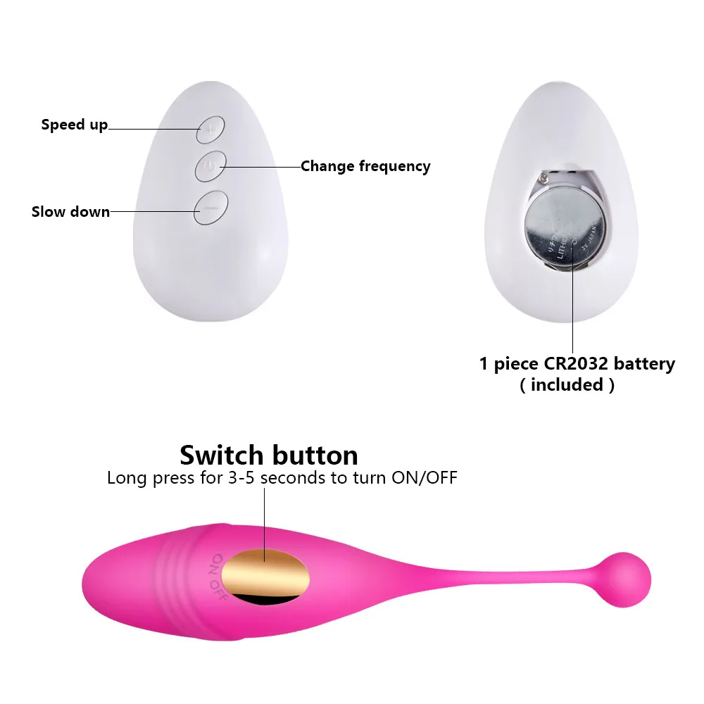 Wireless Control Vagina Vibrator 10 Modes Clit Vibrators Anal Toy Massage Sex Toy For Women USB Recharging Clitoris Stimulator (5)