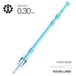 20pcs/Box WJX New Design Tattoo Cartridges Needles RLL Round Liner 5mm Taper For Tradtional Coil Motor Tattoo Machine