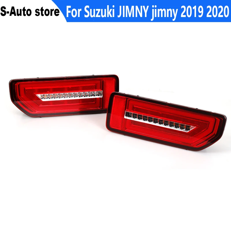 

1 Pair For Suzuki JIMNY 2019 2020 LED Tail Lamp Turn Signal Brake Light Reversing Lamp Reflector Stop Light Taillight Rear Lamp