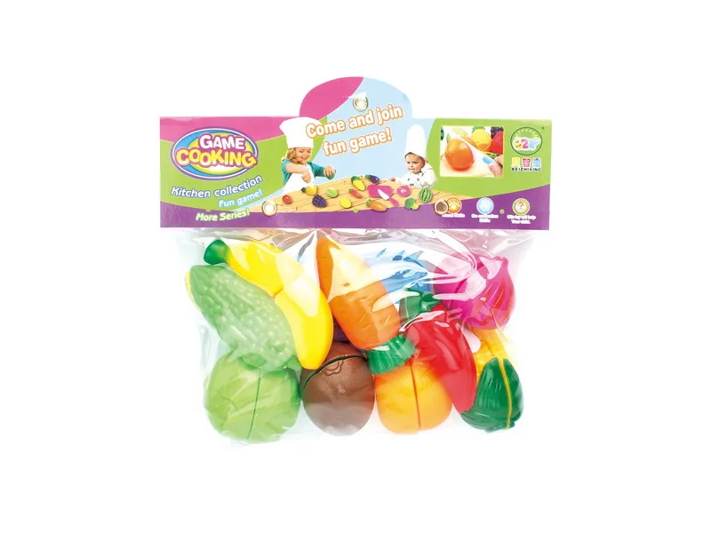 

Children Cut Fruit & Vegetable Slicer Toy Cutting up Vegetables le bao Kitchen Set Combination Play House Boys And Girls