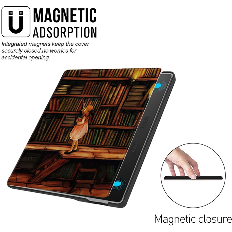 Kindle Oasis (10th Generation) Case for Kindle Oasis 2/3 (9th/10th  2017/2019 Release) with Auto Sleep/Wake Magnatic Cover - AliExpress