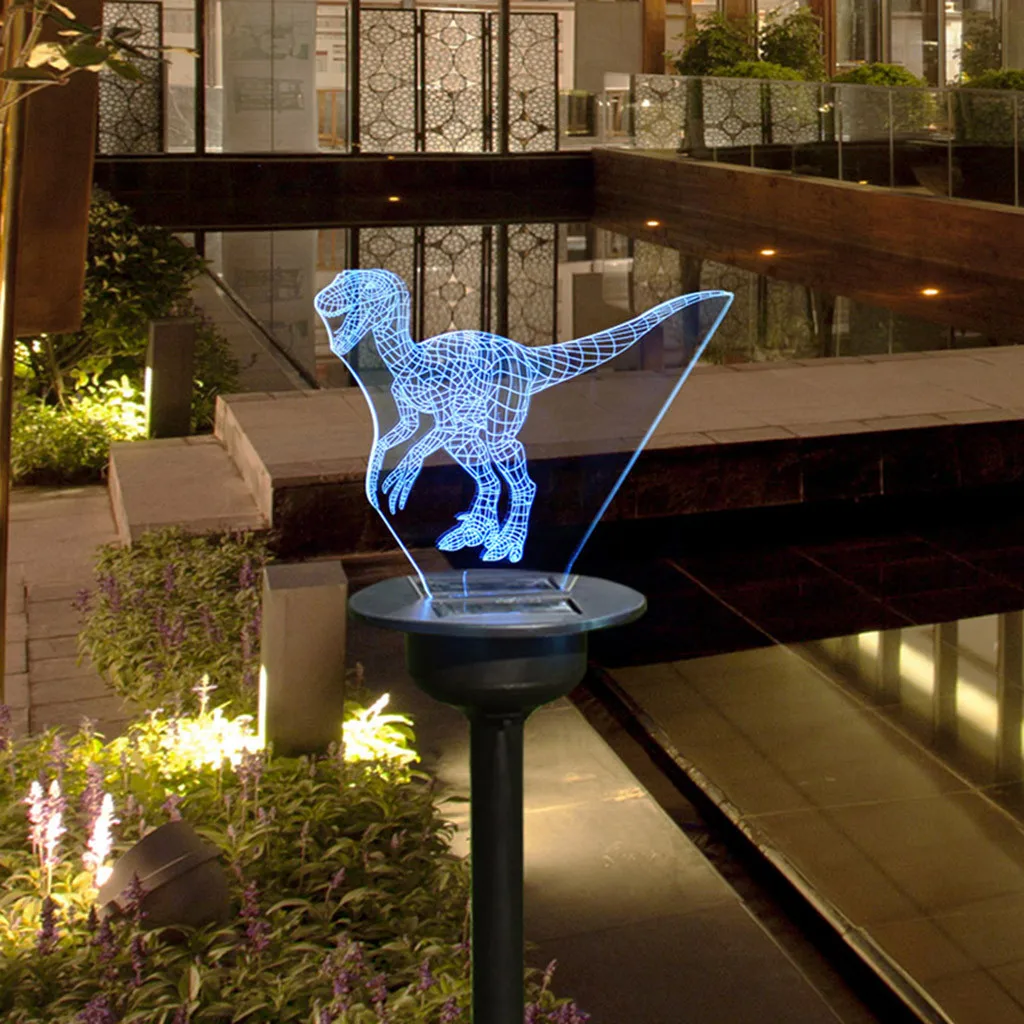 Светодиодный светильник на солнечной батарее в форме совы, водостойкий светильник на солнечной энергии для газона, уличный дворовый садовый светильник, декор для освещения#20