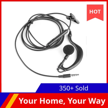 

3.5mm Single In-Ear Only Mono Earphone Earbud Headphone w/ Mic For Phone for Samsung