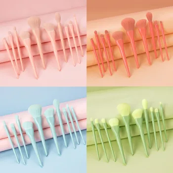 

NEW 10PCS Colorful Makeup Brushes Set Foundation Powder Eye Shadow Blush Blending Brush Beauty Make Up Cosmetic Tool Brush