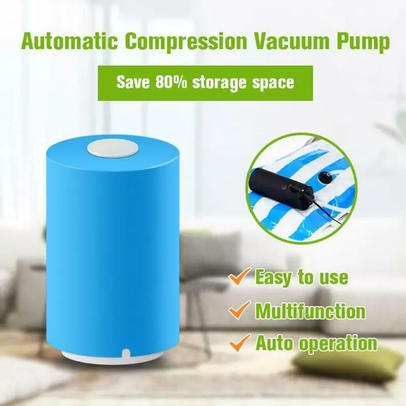 

Mini Automatic Compression Vacuum Pump Househoud Snack Fresh Food Rod Strip Kitchen Tool USB Port Vacuum Sealer With Bag