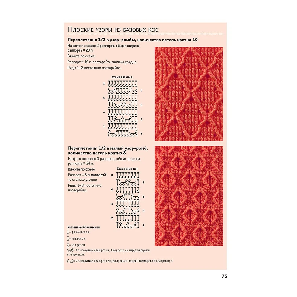 Косы крючком схемы