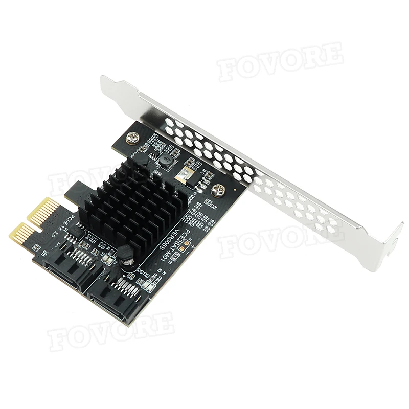 SATA PCI e адаптер 4 порта SATA 3,0 к PCIe x1 плата адаптера расширения SATA3.0 PCIe конвертер PCI-e Marvell 88SE9125