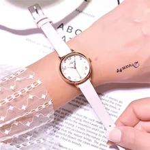  Luxury Vogue Diamond Women Dress Watches Nice Exquisite Ladies Quartz Wristwatches Simple Female Leather Watch Montre Femme 