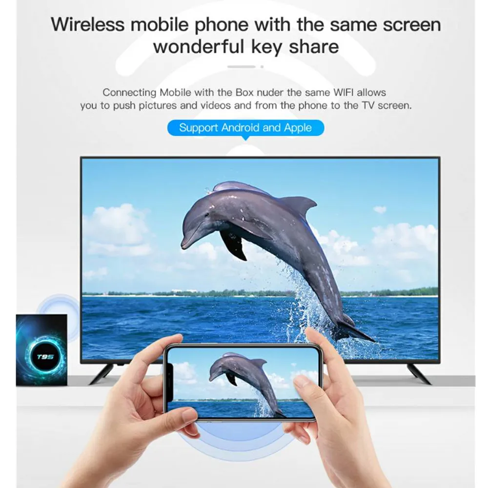 T95 ТВ приставка Android 10,0 Allwinner H616 Четырехъядерный 4 Гб 64 Гб Wifi 1080P H.265 4K телеприставка медиаплеер Youtube Smart Android tv Box