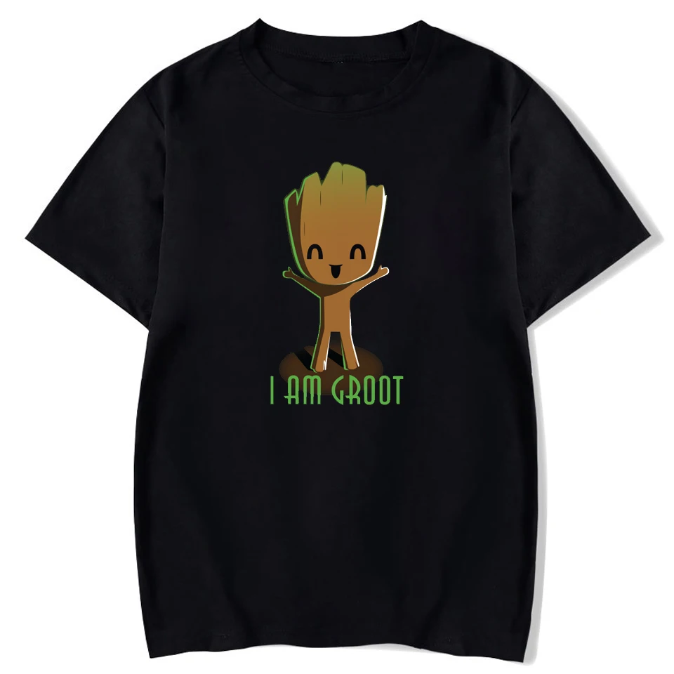 Funny Super Hero Groot T Shirt Mans Cute Baymax And Baby Groot Cartoon Kawaii Movie Hipster Tops Vogue Casual Summer Tee T Shirts Aliexpress