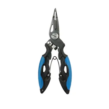 

most Titanium Plating Small Tip Open Loop Bait Tool Multifunctional Fishing Scissors Lure Plier fishing tackle fishing accessory
