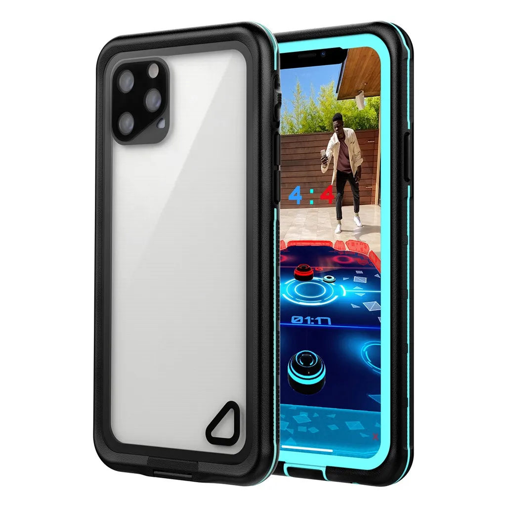 Чехол для IPhone 11pro Max 6,5 дюймов Чехол Крышка Прозрачный защитный чехол для защиты от царапин Водонепроницаемый Противоударная крышка чехол