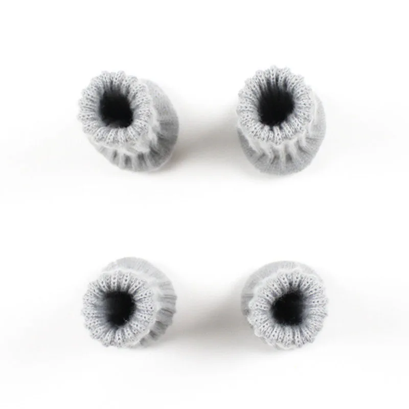 4pcs/Set Anti Slip Furniture Legs Mat For Chair Socks Bumper Damper Table Feet Rug Caps Felt Pads Knitting Protector