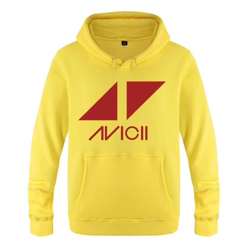 HUAY HOT Avicii рок группа DJ толстовки для любителей музыки мужские с капюшоном флисовый пуловер толстовки - Цвет: HUAY HOT