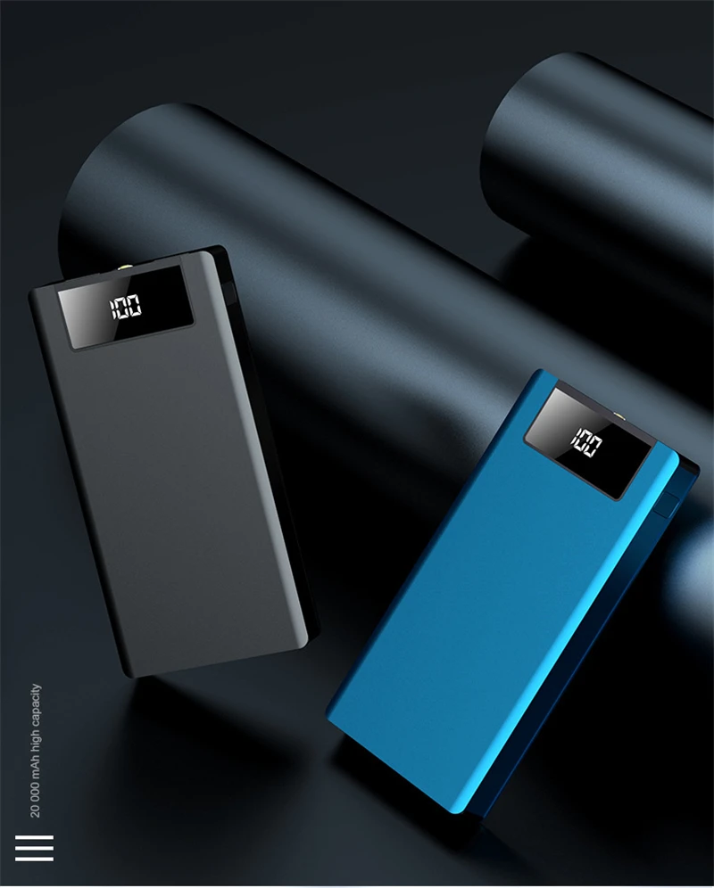 Power Bank для Xiaomi Mi iPhone Pover Bank 10000 мАч светодиодный портативное зарядное устройство с дисплеем Внешняя батарея Poverbank с подсветкой Быстрая зарядка