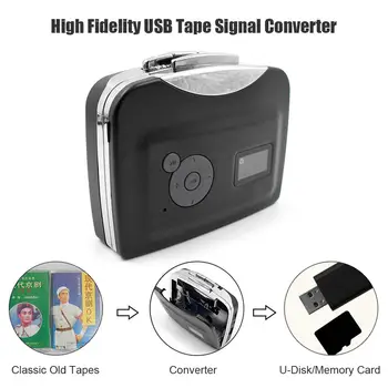 

Old Cassette Tape to MP3 Converter Walkman Player into USB Flash Drive Adapter Random Attached Conversion Software Smart