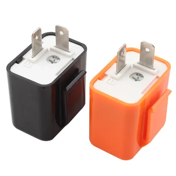

Flash 2 Pin LED Turn Light Flasher Relay Motorcycles Signal Control for Harley Kawasaki Yamaha Suzuki Choppers