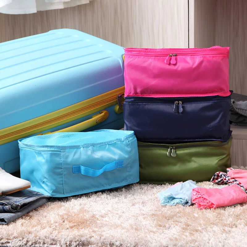 

Multifunction Travel Bag for Clothes Travel Accessories Luggage Organizer High Capacity Mesh Packing Cubes Clothes Organizer