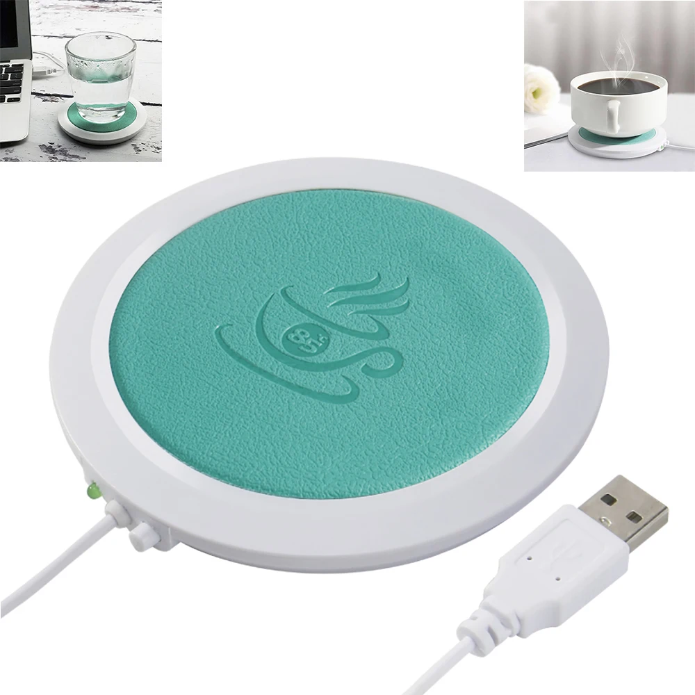 Подставка под чашку термостойкая электрическая изоляция Coaster USB теплая чашка коврик грелка устройство кофе колба для подогрева чая коврик