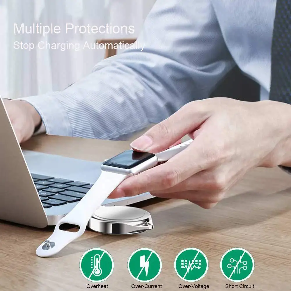 HobbyLane USB зарядное устройство для часов для Apple Магнитная портативная беспроводная для iWatch зарядное устройство для Apple Watch серии 4/3/2/1/Nike+ d29