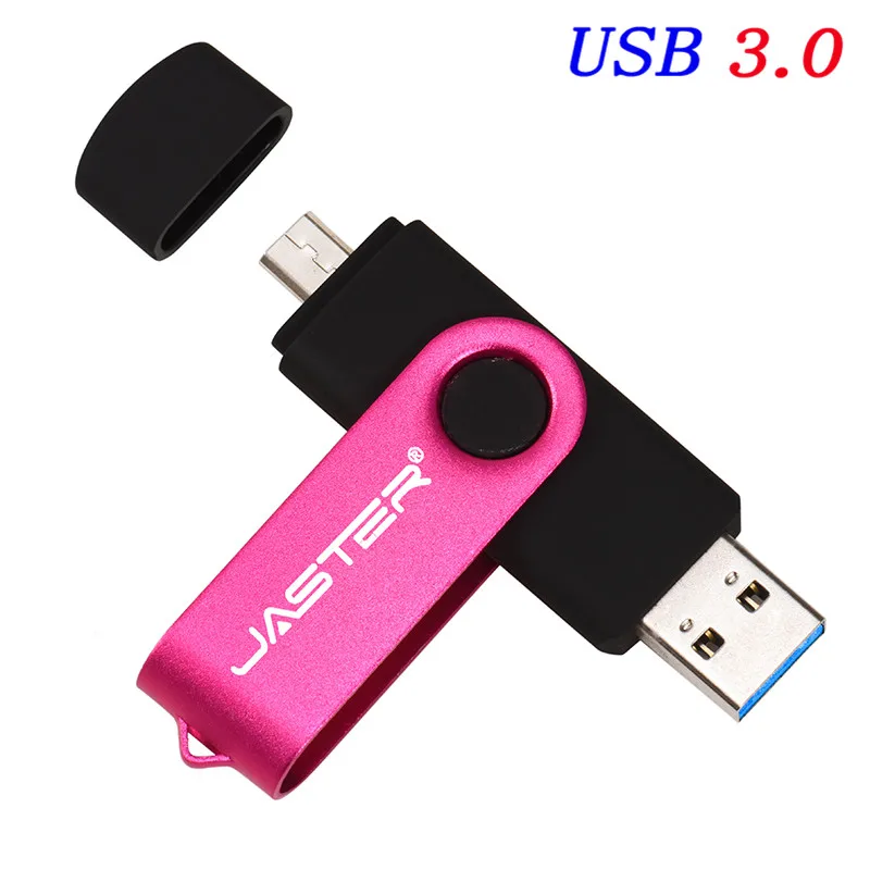 JASTER высокоскоростной флеш-накопитель USB3.0 OTG флеш-накопитель 128 Гб 64 Гб Usb Флешка 32 Гб 256 ГБ флеш-накопитель для Android смартфонов/ПК - Цвет: A