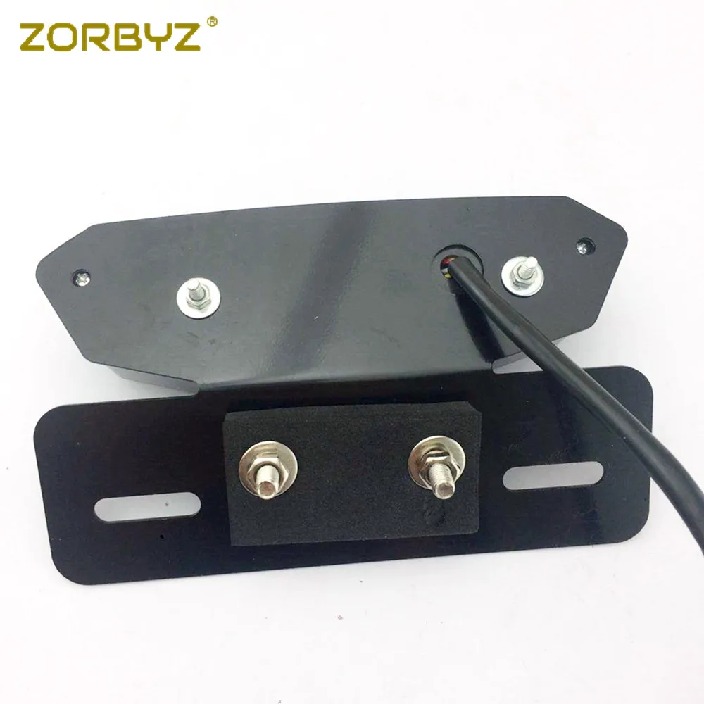 ZORBYZ Мотоцикл Хвост поворотник тормозной номерной знак интегрированный светильник для Bobber Кафе Racer ATV