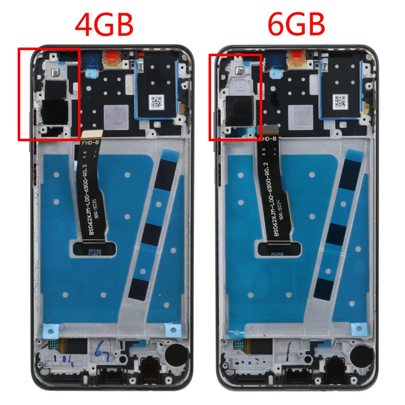 LCD Display Screen 6.15" Original LCD With Frame For HUAWEI P30 Lite LCD Display Screen For HUAWEI P30 Lite Screen Nova 4e MAR-LX1 LX2 AL01