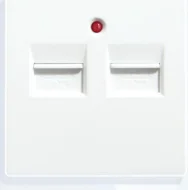 BSEED двойная USB настенная декоративная розетка панель - Тип: White
