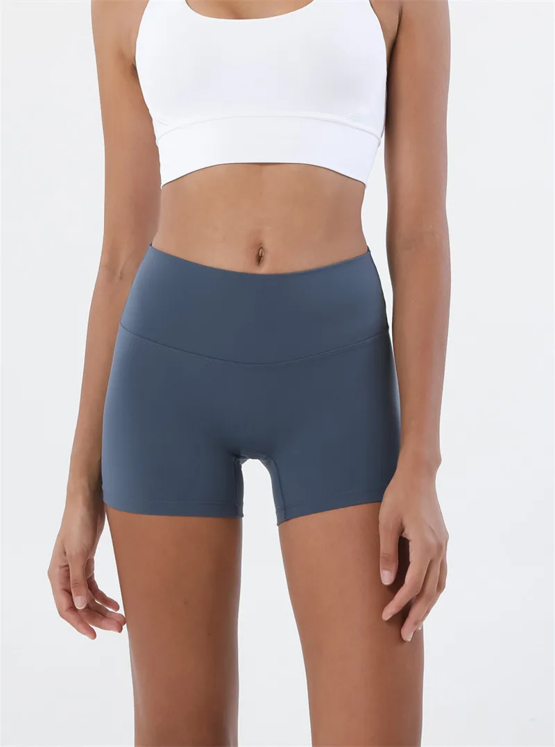Sexy Fitness Shorts Female Gym Clothes High Waist Peach Hip Sports Tights Running Women Yoga Skims Gym Leggings Athletic Workout