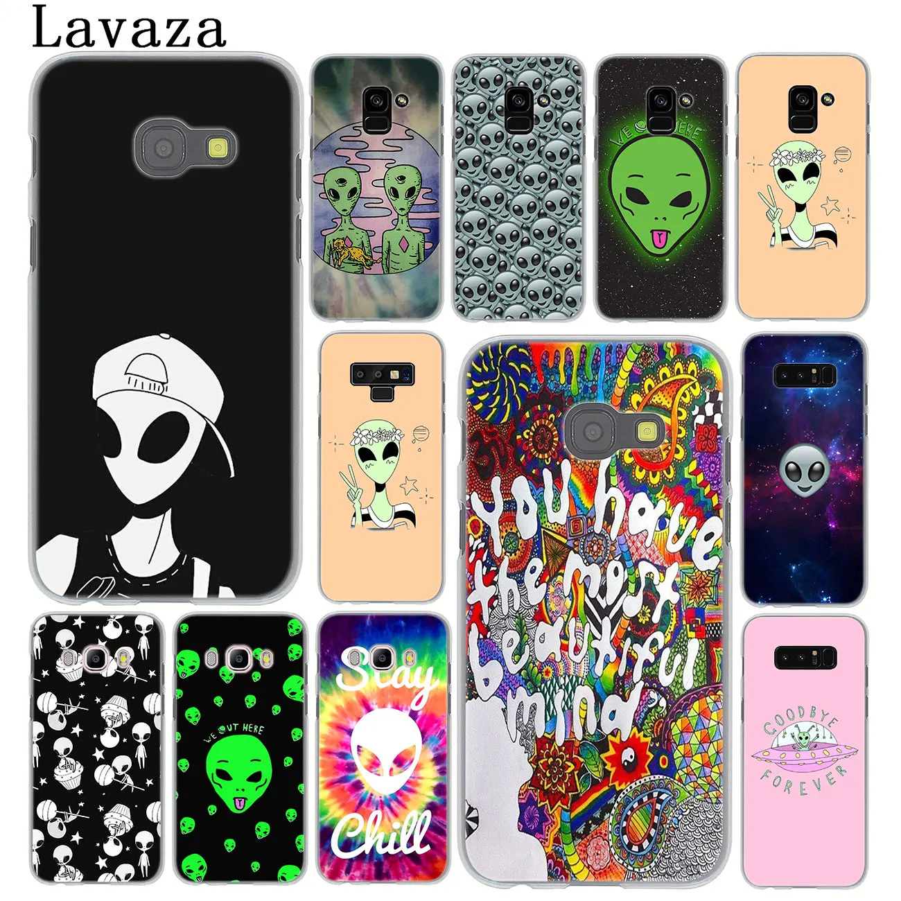 Чехол для телефона Lavaza Trippy Tie Dye Peace Alien Samsung Galaxy Note 10 9 8 A9 A8 A7 A6 Plus 2018 A3 A5 2015 2016 2017