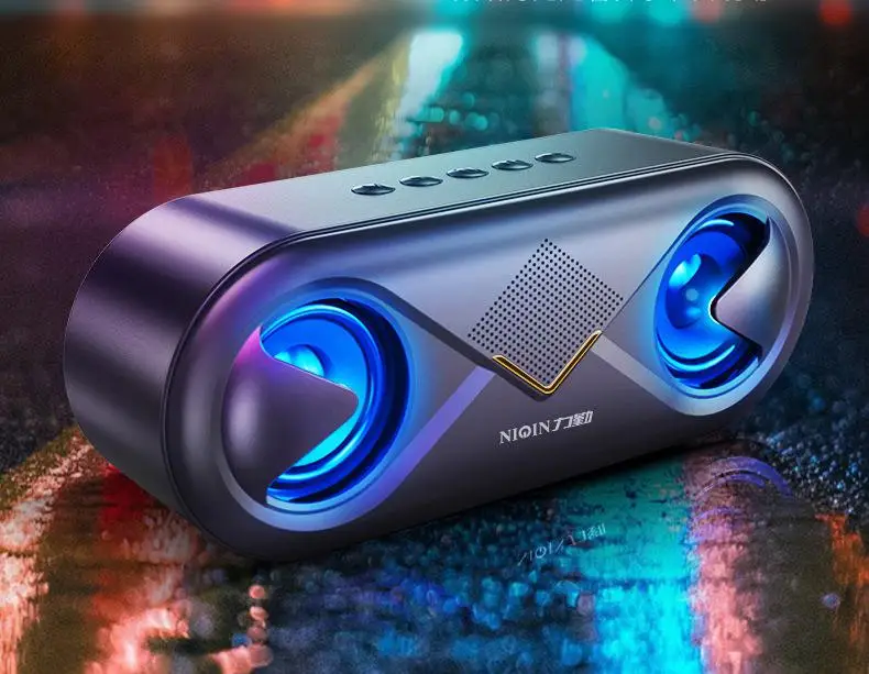 Hobbylan 6D стерео звук портативный Bluetooth 5,0 динамик 10 Вт беспроводной громкий динамик открытый динамик Поддержка TF карты/AUX d25